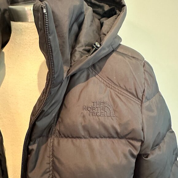 Women's Black Puffer Winter Jacket - Picture 8 of 13